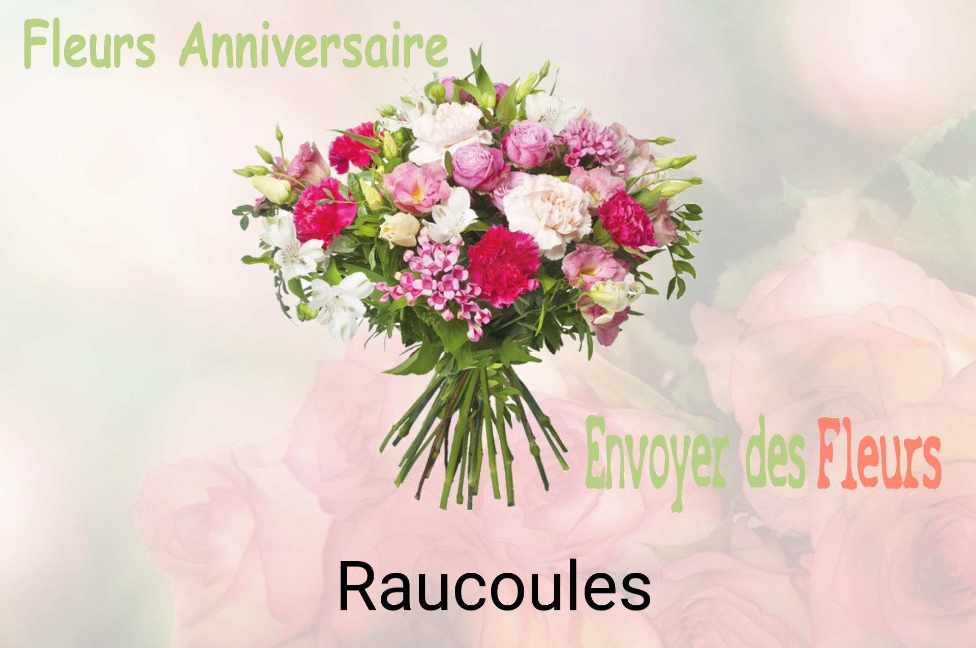 Bouquet de fleurs d’anniversaire livré à Raucoules